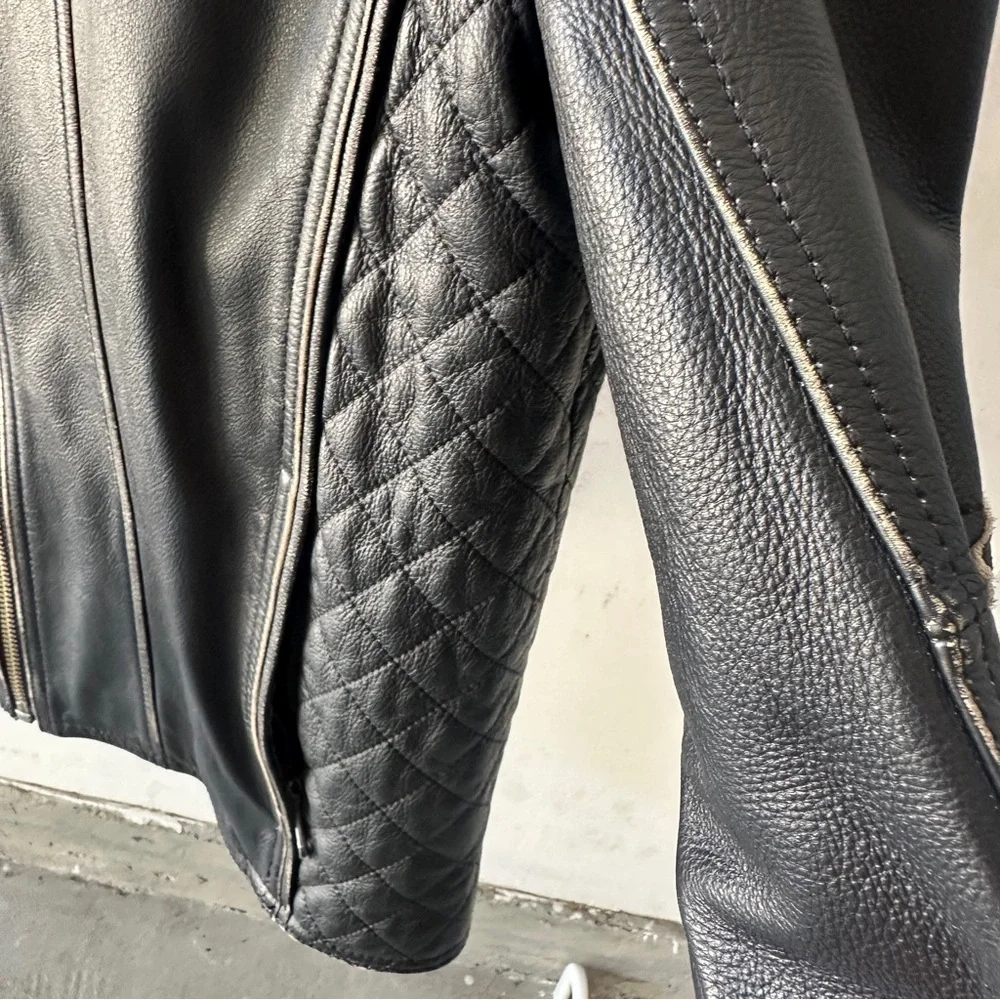 Affliction Limited Edition Buckle Leather Jacket - Picture 8 of 12